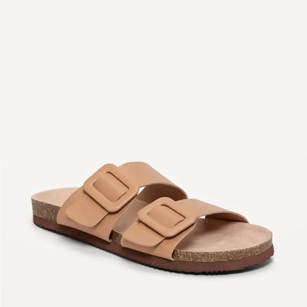 Old Navy Adobe Clay Double-Strap Earth Sandal